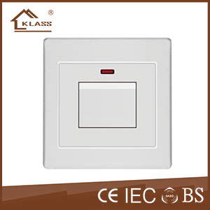 20A red switch with neon KL3-034