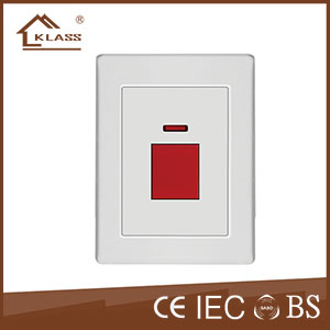 45A red switch with neon KL3-054