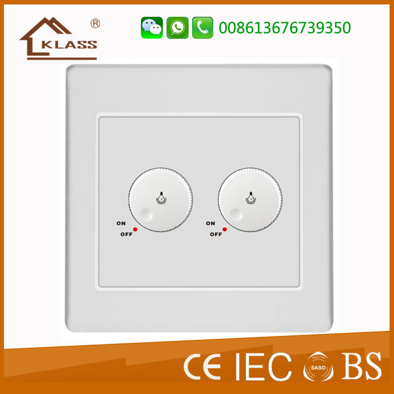 DOUBLE LIGHT DIMMER SWITCH