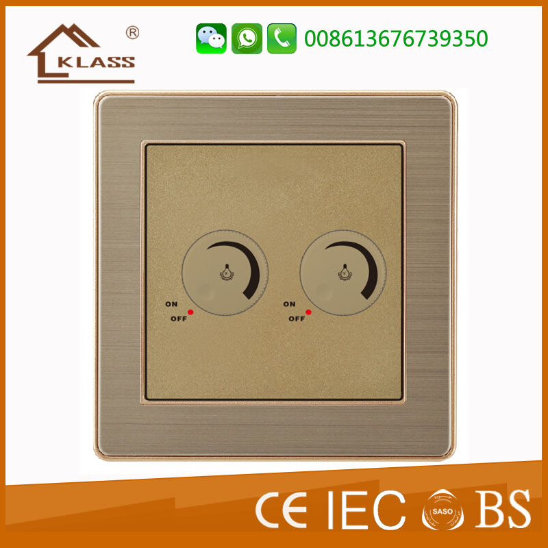 DOUBLE LIGHT DIMMER SWITCH