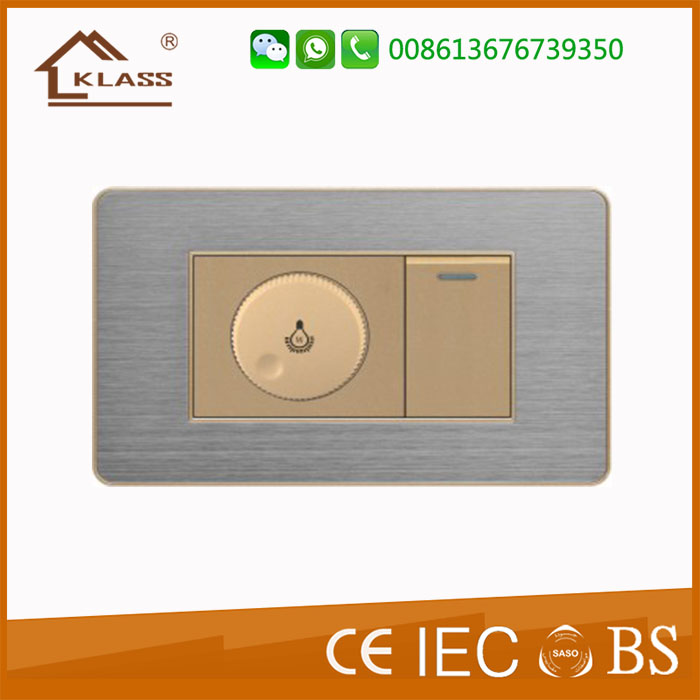 1GANG SWITCH WITH LIGHT DIMMER SWITCH