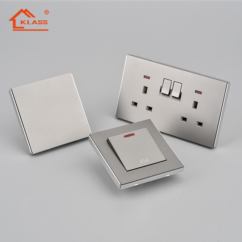 Malaysia BS New Design Double 13A Socket  British Standard Multifunction Socket Commercial Home Use